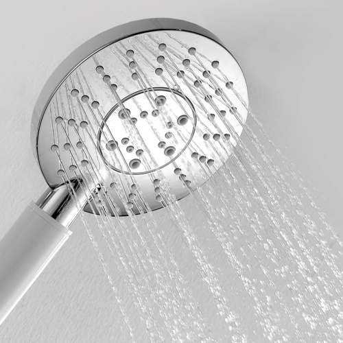 Душевая стойка WasserKRAFT A039 настенная цвет белый/хром - фото 5