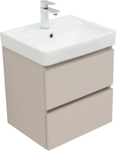 Тумба под раковину Aquanet Вега 2.0 00337940 48х40х50 подвесная цвет бежевый - фото 3