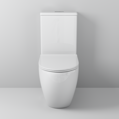 Унитаз напольный с бачком Grossman GR-4446BMS черный матовый с сиденьем микролифт безободковый смыв торнадо - фото 3