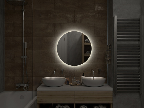 Зеркало в ванную Misty Зеркала (сенсорные) АЛА-02-645-14 65х65 - фото 4