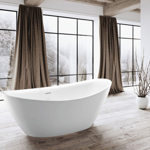 Ванна акриловая Vincea VBT-203 180х87 отдельностоящая овальная