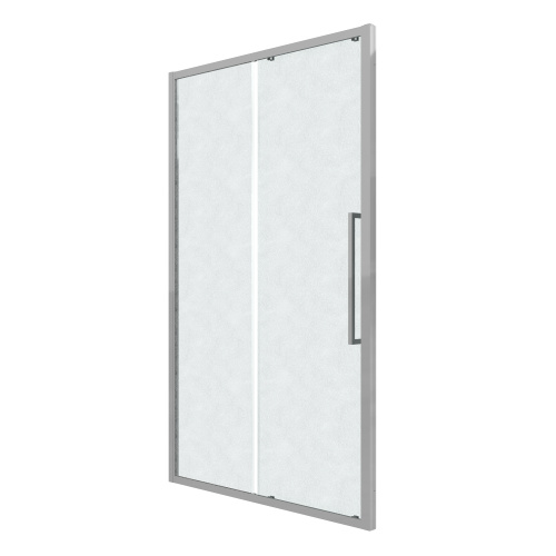 Душевая дверь Grossman Cosmo 100.K33.02.130.10.02 130х195 стекло текстурное профиль хром глянцевый - фото 2