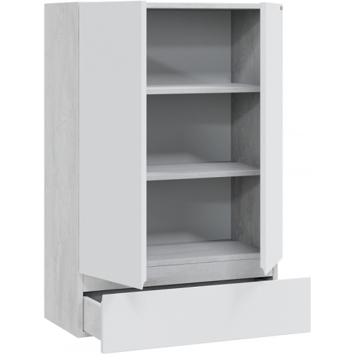 Шкаф СанТа Марс 700412 60х30х90 подвесной цвет белый - фото 2