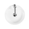 Раковина из сантехнического фаянса BelBagno BB1400 40х40 накладная цвет белый 1 отверстие под смеситель