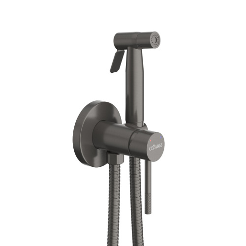 Гигиенический душ Cezares RELAX RELAX-DIF-GM оружейная сталь - фото 2