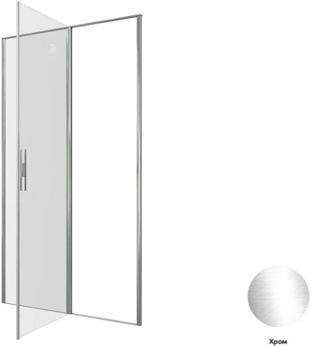 Душевая дверь Allen Brau Priority 3.31007.00 120х200 стекло прозрачное профиль хром глянцевый - фото 4