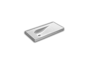 Раковина из санфаянса Hatria GRANDANGOLO Y0VA01 100х50 подвесная цвет белый