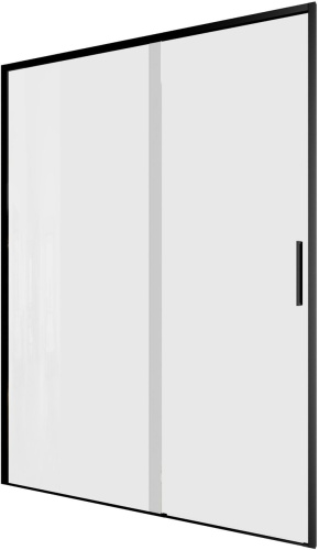 Душевая дверь Aquanet Pleasure Evo AE65-N140-BT 140х190 стекло прозрачное профиль черный - фото 2