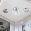 Душевая кабина AvaCan A09LED+GM 90х90 четверть круга с крышей ориентация универсальная