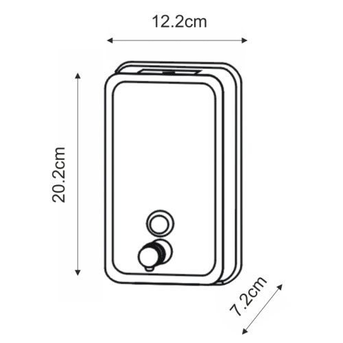 Диспенсер для жидкого мыла WasserKRAFT 10099 - фото 3