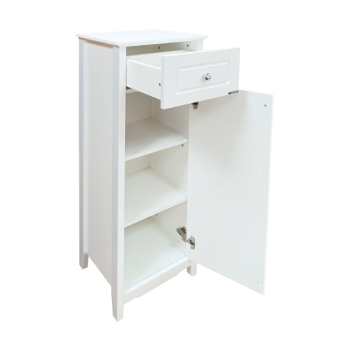 Шкаф-пенал Comforty Тбилиси 00003132633CF 43х37х123 напольный цвет белый - фото 4