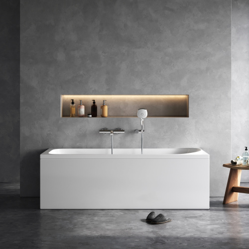 Ванна акриловая Am.Pm Sense W76A-170-070W-A 170х70 пристенная прямоугольная без каркаса - фото 4