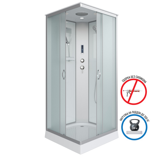 Душевая кабина Niagara Classic 11011423P 90х90 квадратная с крышей ориентация универсальная - фото 2