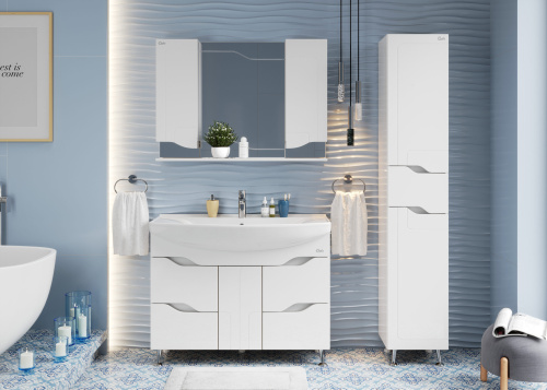 Шкаф-пенал Onika Веронэлла 403563 35х33х191 напольный - фото 2