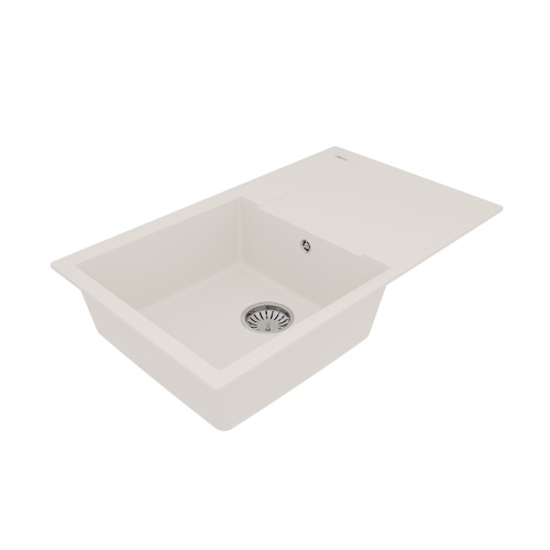 Кухонная мойка LeMark Imandra 840 9910034 84х50 цвет белый поверхность матовая - фото 2
