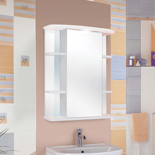 Зеркало-шкаф Onika Глория 206007 60х25х71 подвесной цвет коричневый - фото 2