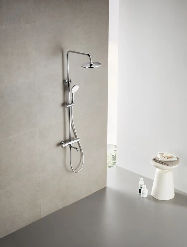 Душевая стойка Arrow AG3317SHU1CP настенная цвет хром - фото 5