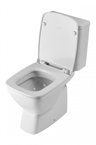 Унитаз-компакт напольный с бачком Santek Нео 1WH302470 белый с сиденьем микролифт душевой смыв - фото 3