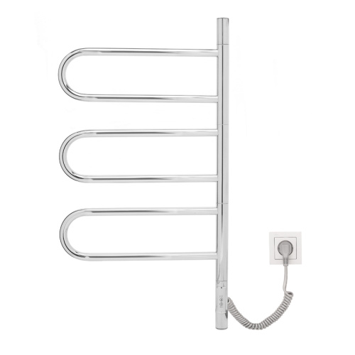 Полотенцесушитель Vincea VTD-1R2CE 52х79 электрический хром - фото 2