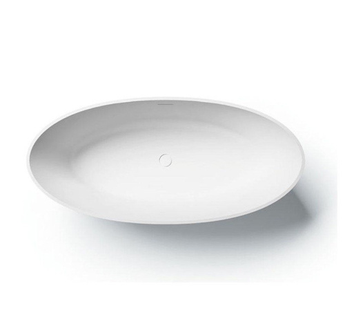 Ванна из искусственного камня Gruppo Treesse ALMA V015BO 175х80 отдельностоящая овальная - фото 3
