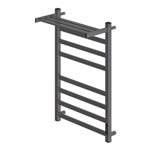 Полотенцесушитель Point Меркурий PN83858PGR электрический графит - фото 4