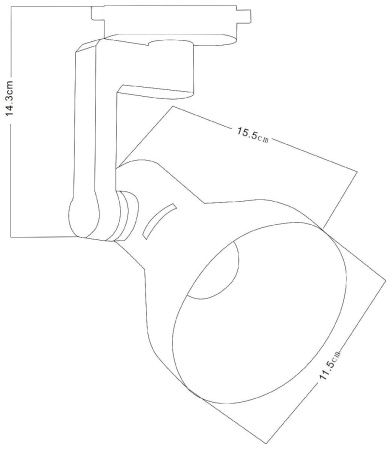 Трековый светильник Arte Lamp Nido (Нидо) A5106PL-1BK