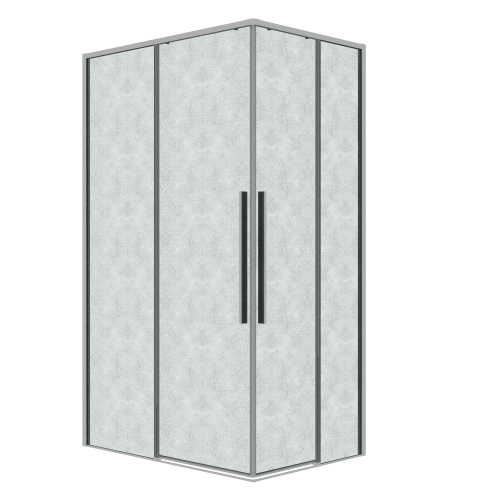 Душевой уголок Grossman Galaxy 300.K33.01.1110.10.02 110х100 стекло прозрачное профиль хром глянцевый без поддона