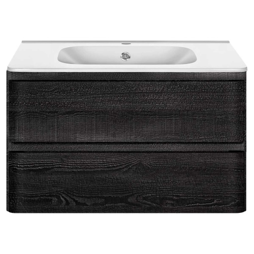 Тумба под раковину Vincea Vico VMC-2V800CN 79х47х50 подвесная цвет темно-серый - фото 3