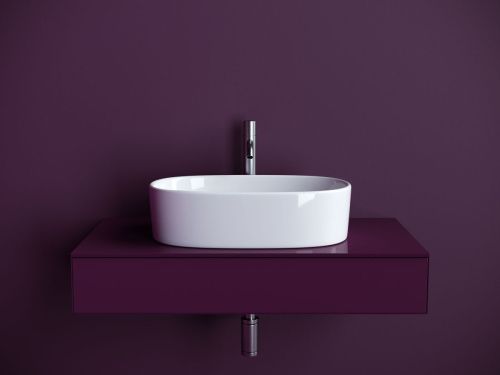 Раковина из сантехнического фарфора Ceramica Nova ELEMENT CN6075 60х40 накладная цвет белый - фото 4