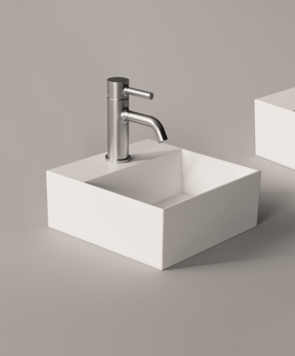 Раковина керамическая Alice Spy 34120101 40х13 подвесная цвет белый глянцевый - фото 4