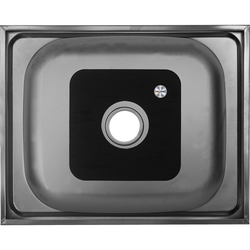 Кухонная мойка Melana 091 t (*20) 50х40 цвет хром поверхность Матовая - фото 3