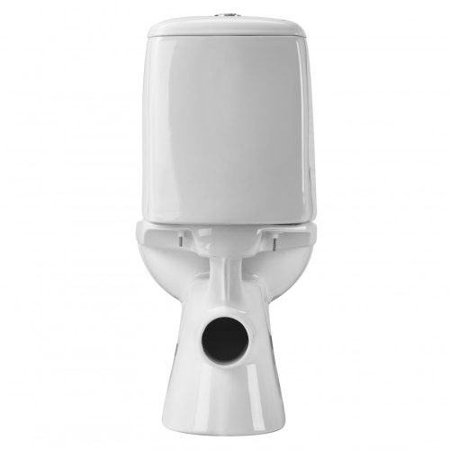Унитаз-компакт напольный с бачком Santek Цезарь 1WH302415 белый с сиденьем микролифт душевой смыв - фото 5