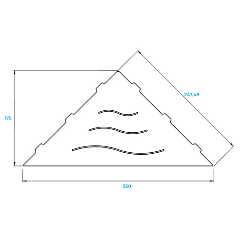 Полка в ванную комнату RGW  49279902-01 - фото 4