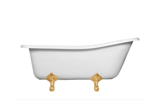 Ванна из литьевго мрамора Эстет Царская ФР-00014393 170х73 отдельностоящая овальная - фото 2