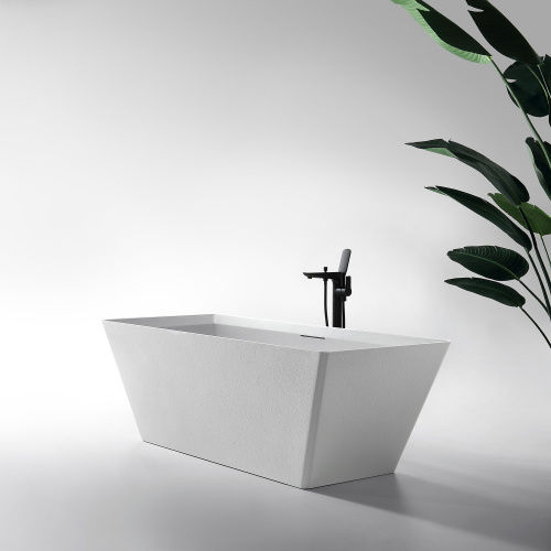 Ванна из искусственного камня Abber Berlin AM9912 170х75 отдельностоящая прямоугольная с каркасом - фото 4