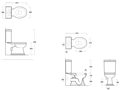 Чаша унитаза напольная Simas LO 931 bia цвет белый без бачка без сиденья каскадный смыв - фото 3