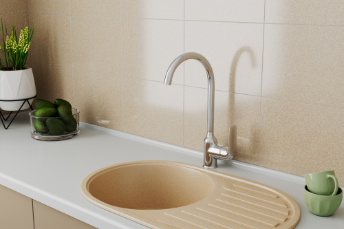 Смеситель для кухни Rush Fiji FI1835-23 на мойку хром - фото 3