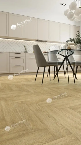 Кварцвиниловая плитка Alpine Floor Parquet LVT ECO-16-3 Дуб Ваниль Селект толщина 0.25 см 43 класс 590х118 - фото 5