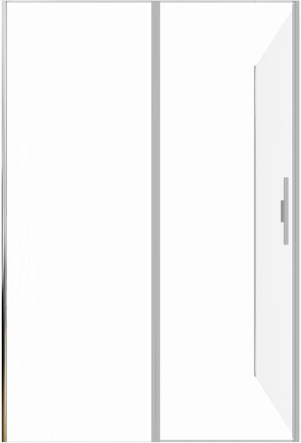 Душевой уголок Allen Brau Priority 3.31011.BA + 3.31017.BA 140х90 стекло прозрачное профиль серебро брашированное без поддона - фото 3