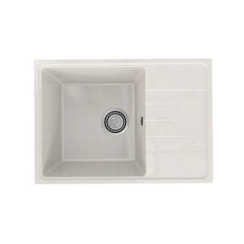 Кухонная мойка Practik PR-600 PR-M-600-001 60х42 цвет белый поверхность глянцевая - фото 2