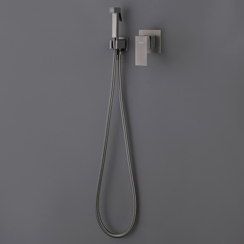 Гигиенический душ со смесителем ABBER Daheim AF8225NG никель - фото 3