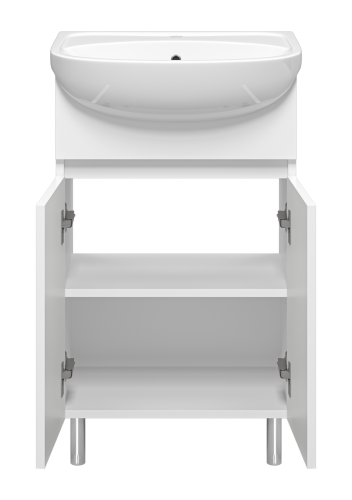 Тумба под раковину Misty Элегия Э-Эле01050-011Н 48х28х70 напольная - фото 3