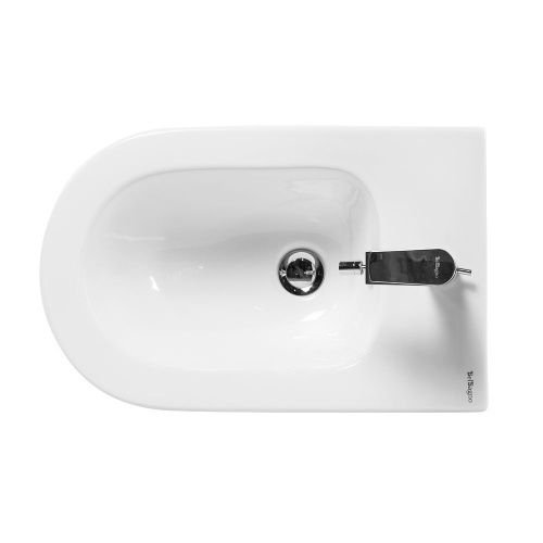 Биде напольное BelBagno SFERA-R BB2141B цвет белый - фото 5