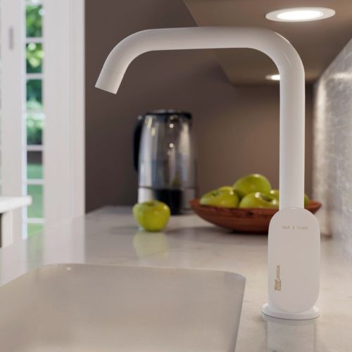 Смеситель для кухни Wasserkraft Mindel 8500 8507 на мойку белый - фото 2