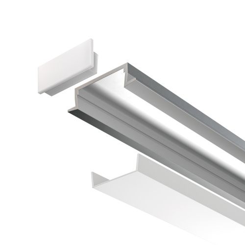 Алюминиевый профиль встраиваемый с фланцем Maytoni Led Strip ALM004S-2M - фото 5