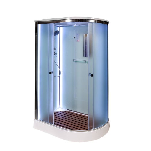 Душевая кабина AvaCan D012SLLED 120х90 асимметричная с крышей ориентация левая - фото 2