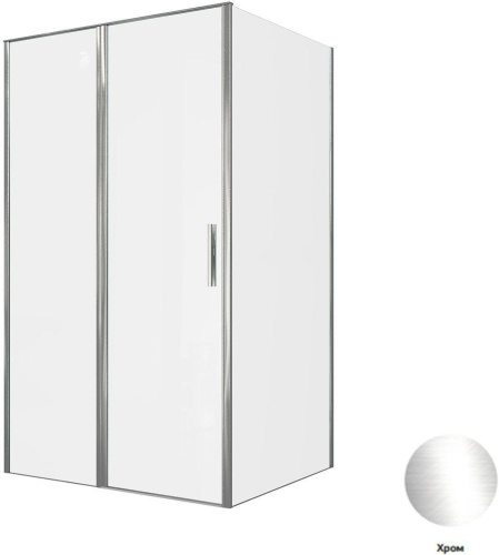 Душевой уголок Allen Brau Priority 3.31031.00 + 3.31040.00 120х80 стекло прозрачное профиль хром глянцевый без поддона - фото 5