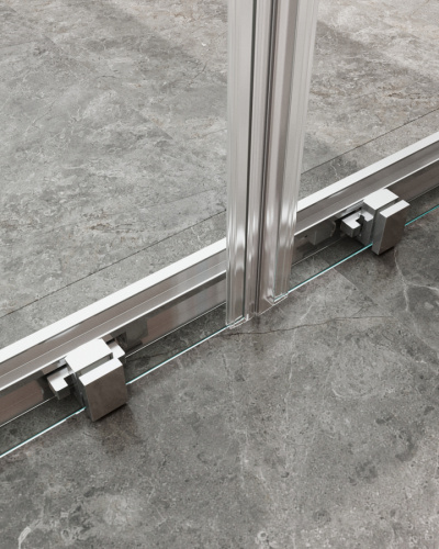 Душевая дверь Cezares MOLVENO MOLVENO-BF-2-170-C-Cr-IV 170х195 стекло прозрачное профиль хром глянцевый - фото 4