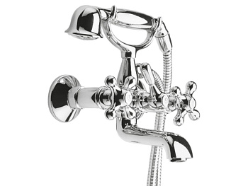 Смеситель для ванны Mamoli Epoca 1027F311E021 настенный хром