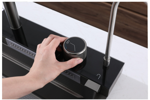 Кухонная мойка Cerutti SPA CT10356 75х46 цвет черный - фото 3